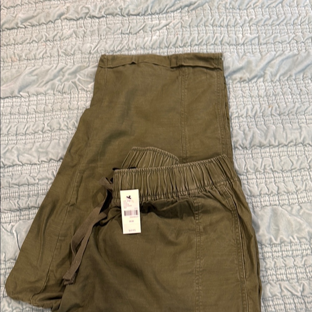 Lane Bryant Olive Green Capris